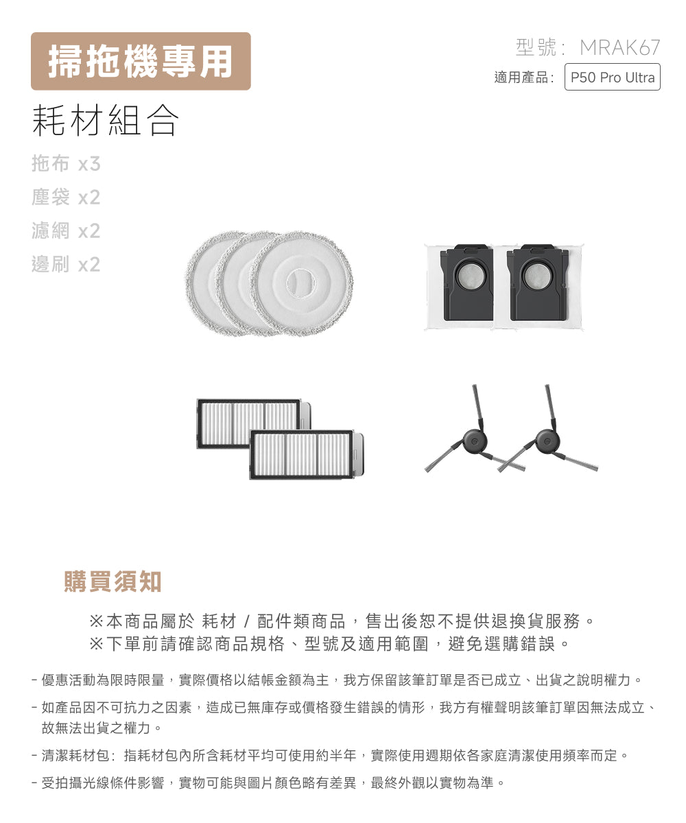 P50 Pro Ultra 清潔禮包