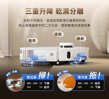 MOVA P50 Pro Ultra 雙機械臂防纏掃地機